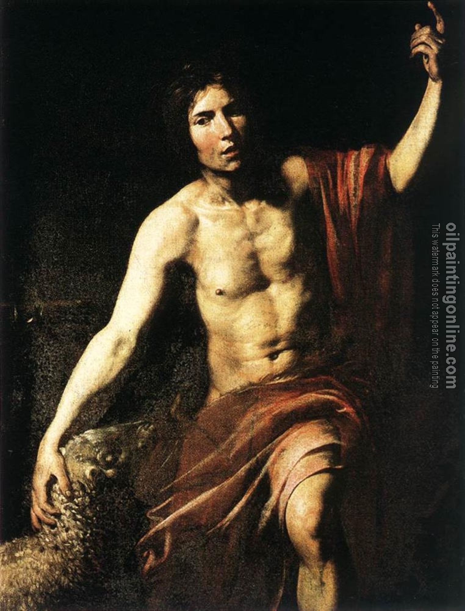 Valentin, Jean de Boulogne - St John the Baptist